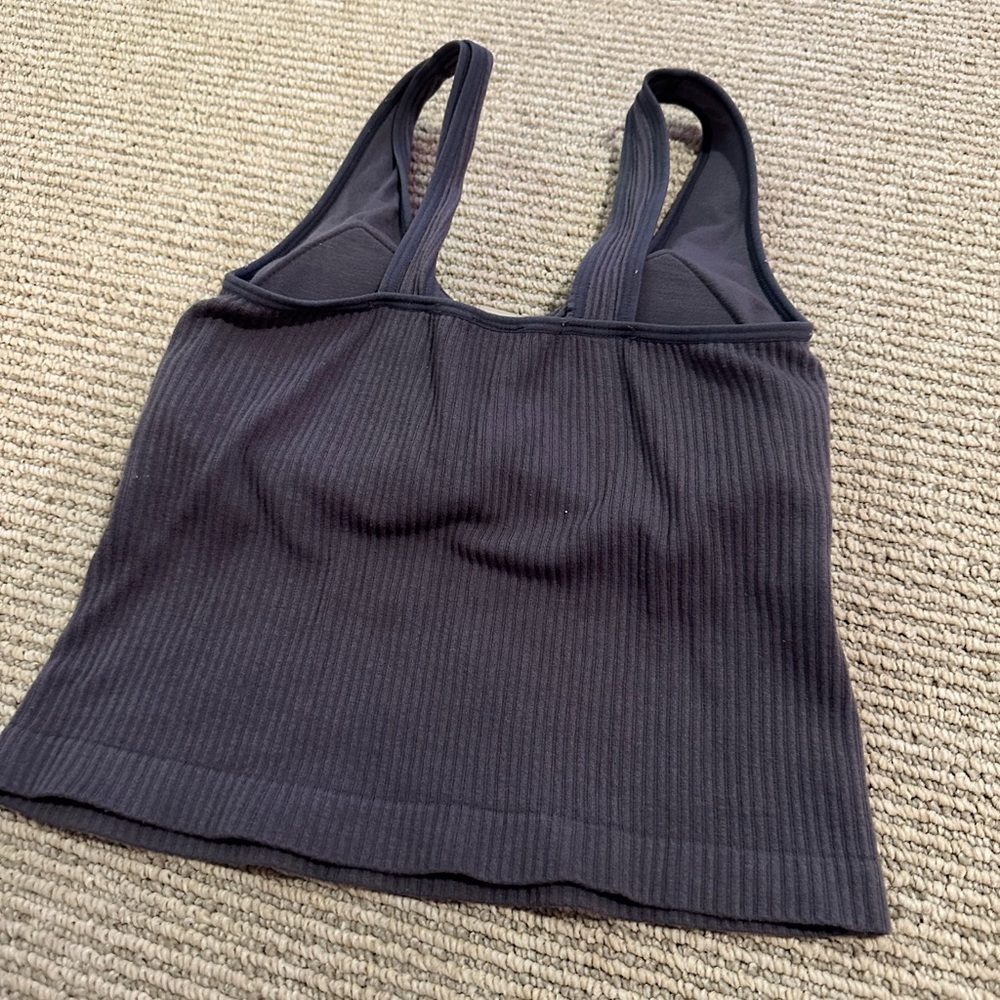 AS Revival grey ribbed tank